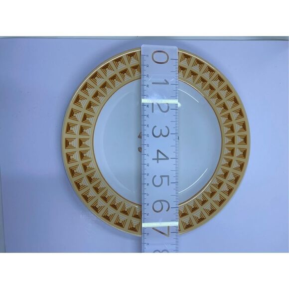 Cherub Omnibus Habitat Americana Angel 3 Salad Plates Stoneware Fitz & Floyd - Picture 3 of 5